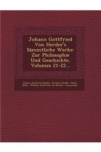 Johann Gottfried Von Herder's Sammtliche Werke