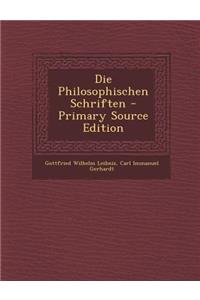 Die Philosophischen Schriften