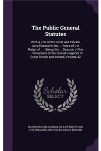 The Public General Statutes