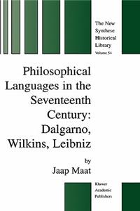 Philosophical Languages in the Seventeenth Century