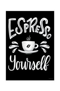 Industrial Cafe Espresso Yourself Poster