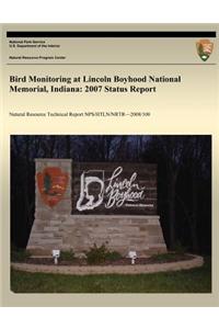 Bird Monitoring at Lincoln Boyhood National Memorial, Indiana