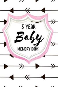 Five Year Baby Memory Book