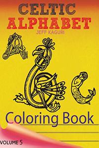 Celtic Letters Alphabet Coloring Book
