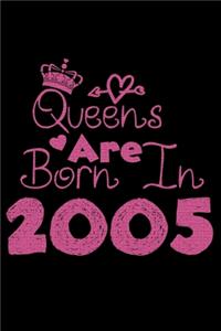 Queens Are Born In 2005 Notebook