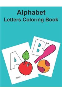 Alphabet Letters Coloring Book