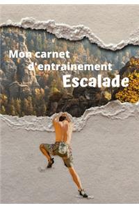 Mon carnet d'entrainement Escalade