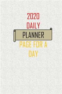 daily calendar 2020 page a day