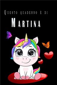Questo quaderno è di Martina