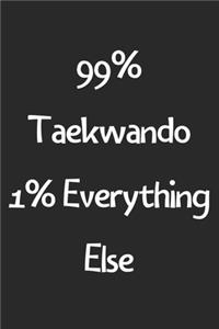 99% Taekwando 1% Everything Else