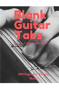 Blank Guitar Tabs