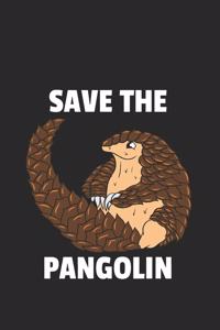 Pangolin Schuppentier Notizbuch