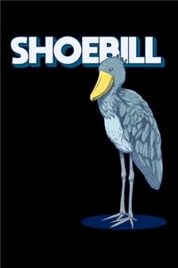 Shoebill mit Text