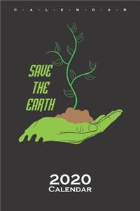Save the planet Calendar 2020