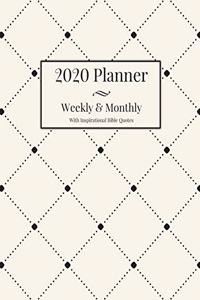 2020 Planner Weekly & Monthly With Inspirational Bible Quotes