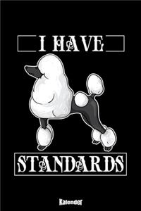 Mein Königspudel Kalender