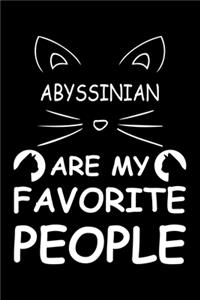 Abyssinian Are My Favorite People