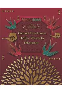 2020-2022 Ada's Good Fortune Daily Weekly Planner