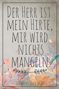 Der Herr ist mein Hirte - Terminplaner 2020
