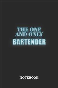 The One And Only Bartender Notebook