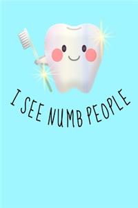 I see numb people