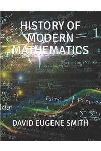 History of Modern Mathematics
