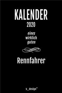 Kalender 2020 für Rennfahrer