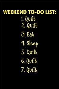 Weekend To-Do List