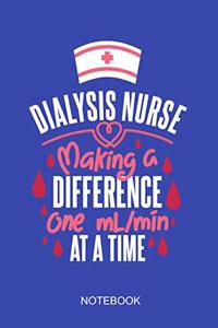 Dialysis Nurse - Making A Difference One ml/min At A Time