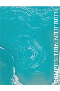 Aquamarine Composition Notebook