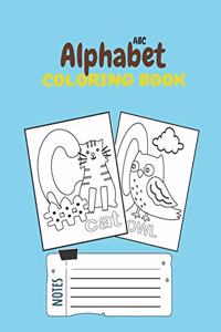 ABC Alphabet Coloring Book