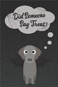 Weimaraner Lined Notebook
