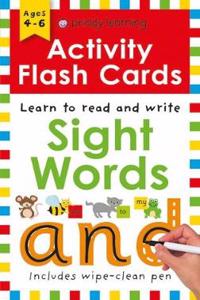 Activity Flash Cards Sight Words