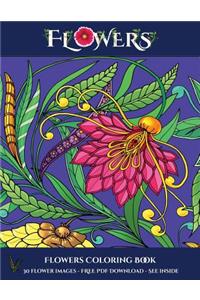 Flowers Coloring Book