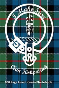 Clan Kirkpatrick 100 Page Lined Journal/Notebook