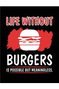 Life Without Burgers Is Possible But Meaningless.