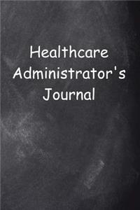 Healthcare Administrator's Journal Chalkboard Design