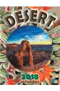 Desert 2018 Calendar (UK Edition)