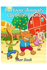 Cartoon Animals Coloring Books