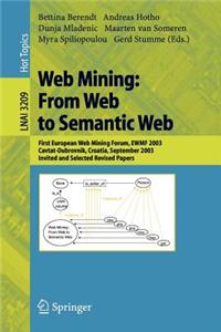 Web Mining: From Web to Semantic Web