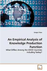 An Empirical Analysis of Knowledge Production Function