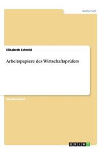 Arbeitspapiere des Wirtschaftsprüfers