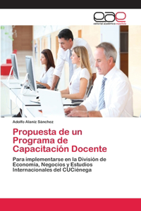 Propuesta de un Programa de Capacitación Docente