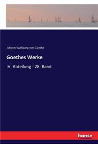 Goethes Werke
