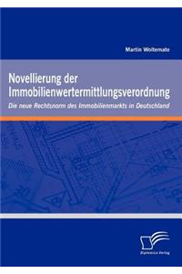 Novellierung der Immobilienwertermittlungsverordnung