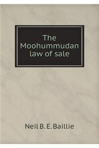 The Moohummudan Law of Sale