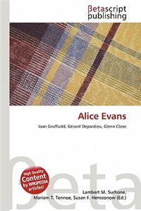 Alice Evans