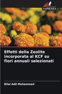 Effetti della Zeolite incorporata al KCF su fiori annuali selezionati