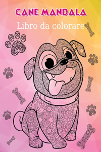 Cane Mandala libro da colorare