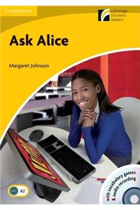 Ask Alice Level 2 Elementary/Lower-intermediate with CD-ROM/